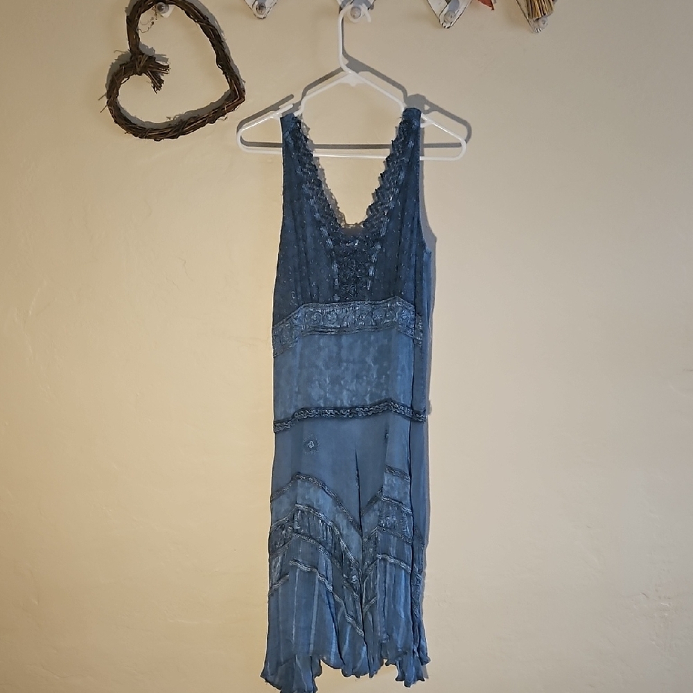 Fairycore Blue Midi Dress